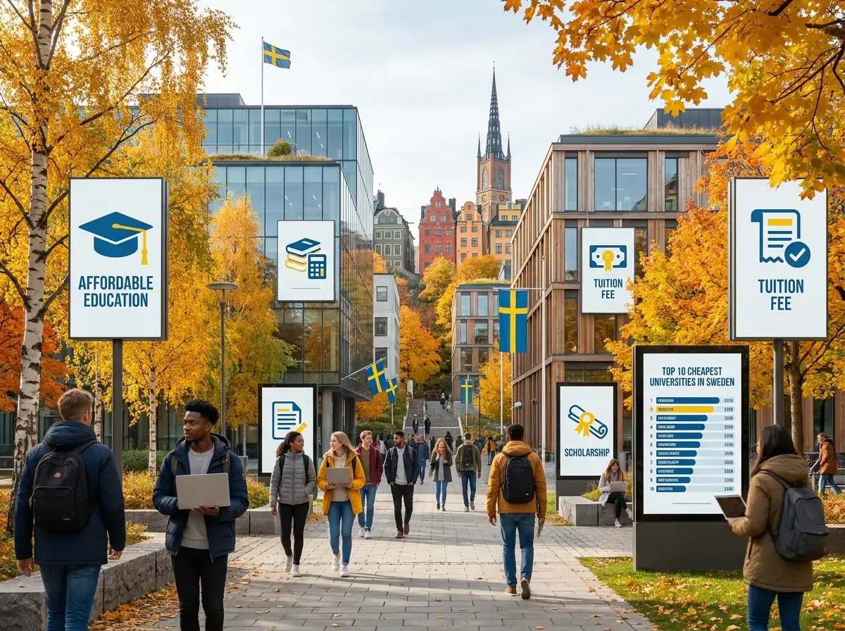 Top 10 Cheapest Universities in Sweden for International Students 2026